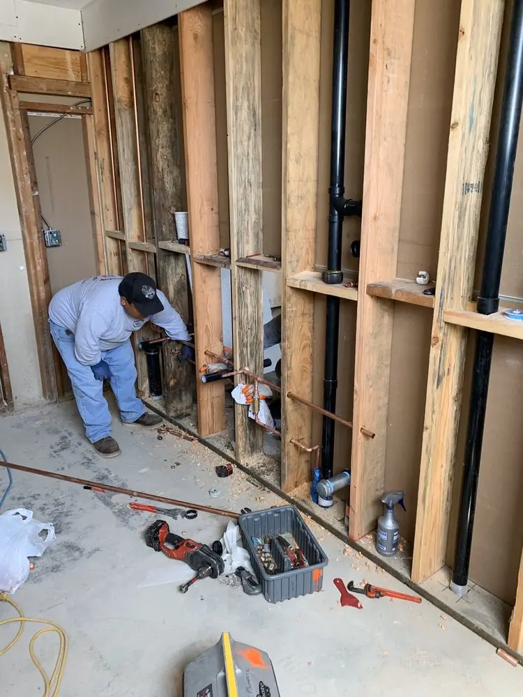 Commercial rough-in plumbing for Gas Line Repair in Bagley